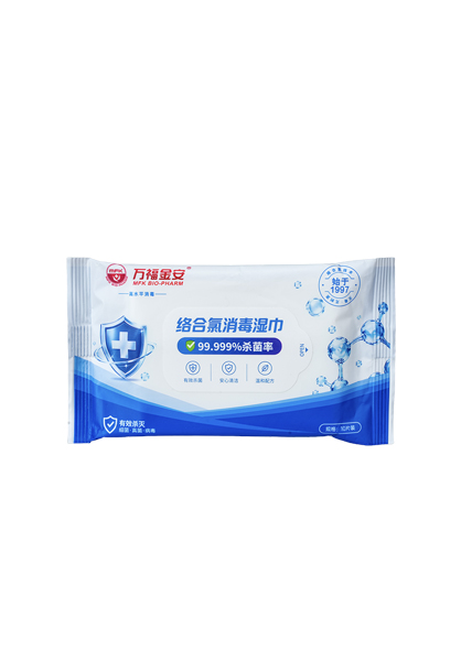 万福金安MFK®络合氯消毒湿巾(10片/包）